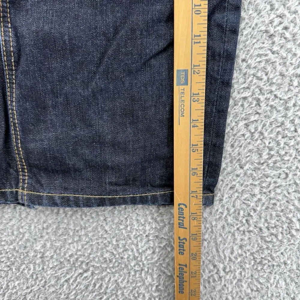 Gap 1969 Limited Edition Dark Wash Denim Mini Skirt Pockets Womens Size 1‎